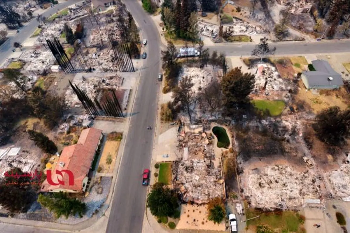 بزرگترین آتش‌سوزی تاریخ کالیفرنیا در ۸ عکس