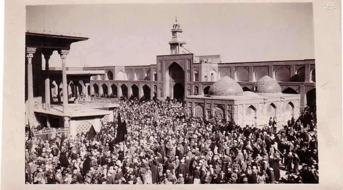 تصویری قدیمی از حرم امام جواد(ع) و امام کاظم(ع).