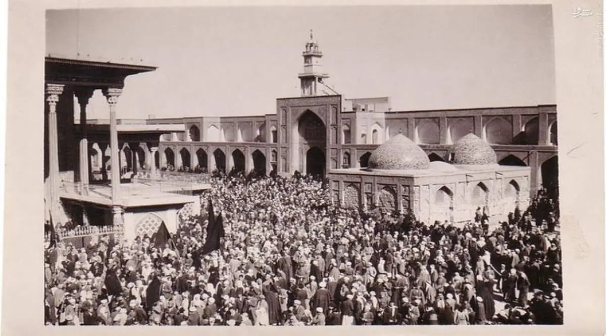 تصویری قدیمی از حرم امام جواد(ع) و امام کاظم(ع).