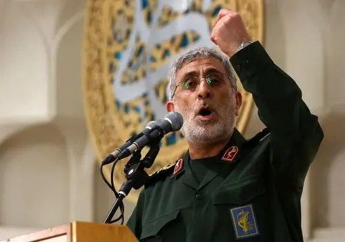 سردار قاآنی: ایران کما فی السابق در کنار فلسطین می‌ایستد

