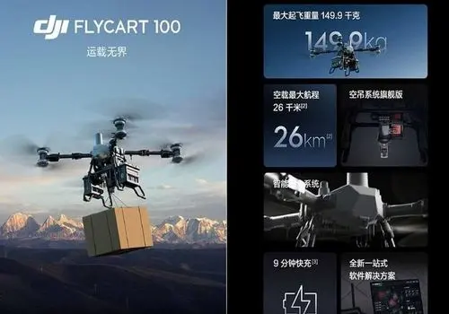 اولین گام رسمی DJI در حوزه حمل‌ونقل هوایی با پهپاد FlyCart + ویدیو