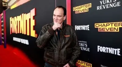 تصویری از تارانتینو کارگردان سرشناس هالیوود در پناهگاه تلاویو