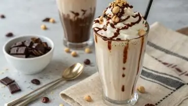 طرز تهیه میلک شیک نوتلا