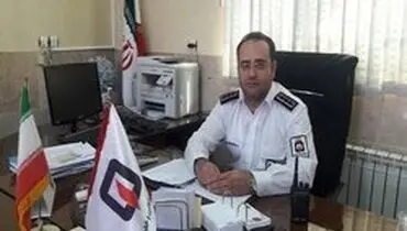 خودروی حامل سیلندر گاز واژگون شد