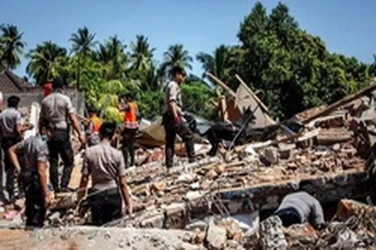 تلفات زلزله اندونزی‎ به ۴۶۰ نفر افزایش یافت