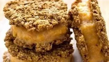 طرز تهیه ساندویچ‌ بستنی هلویی