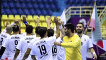 دیدار هندبال ایران و قطر