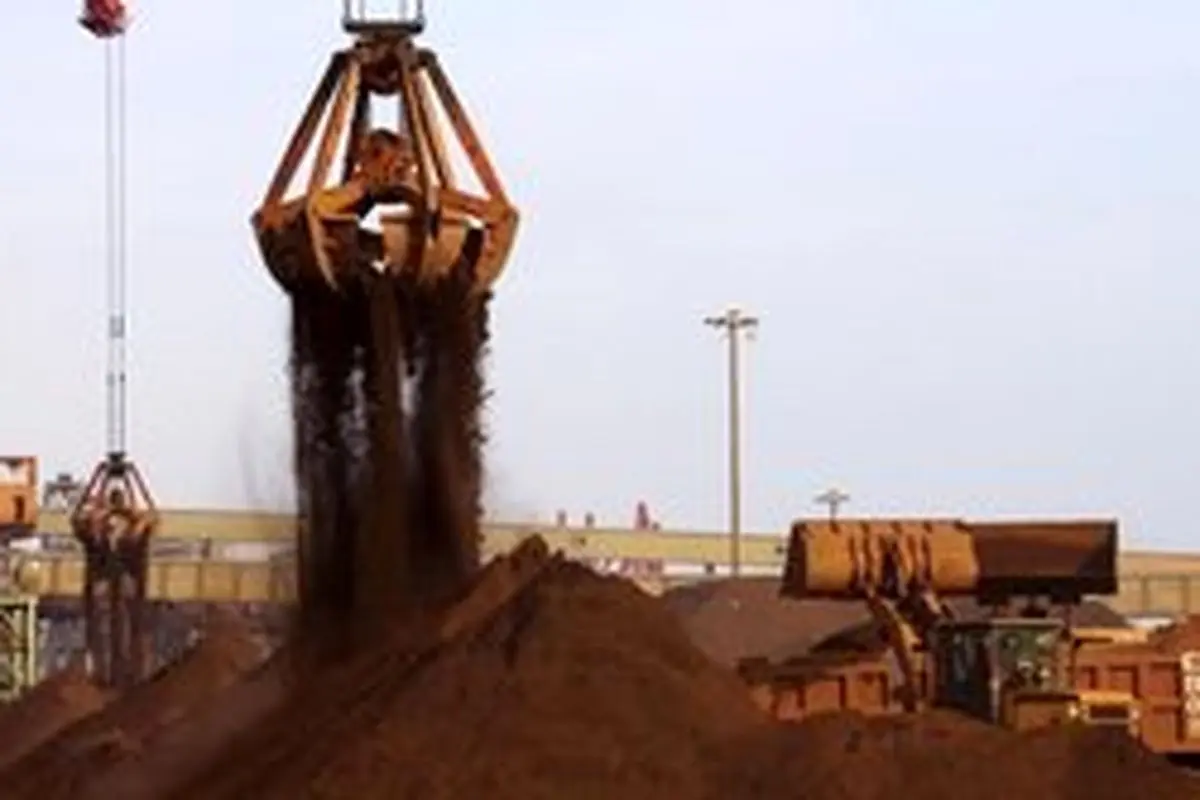 کاهش ۶۲ درصدی صادرات سنگ‌آهن ایران