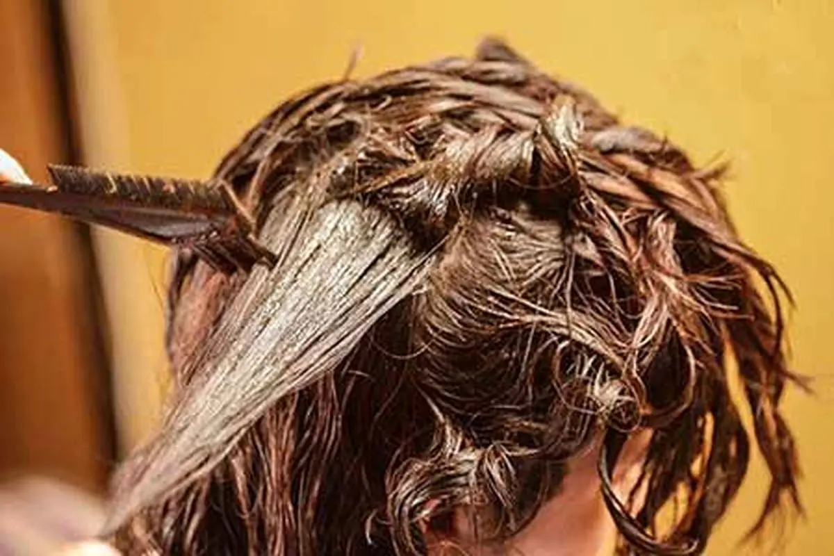 احتیاط‌ های هنگام رنگ کردن مو