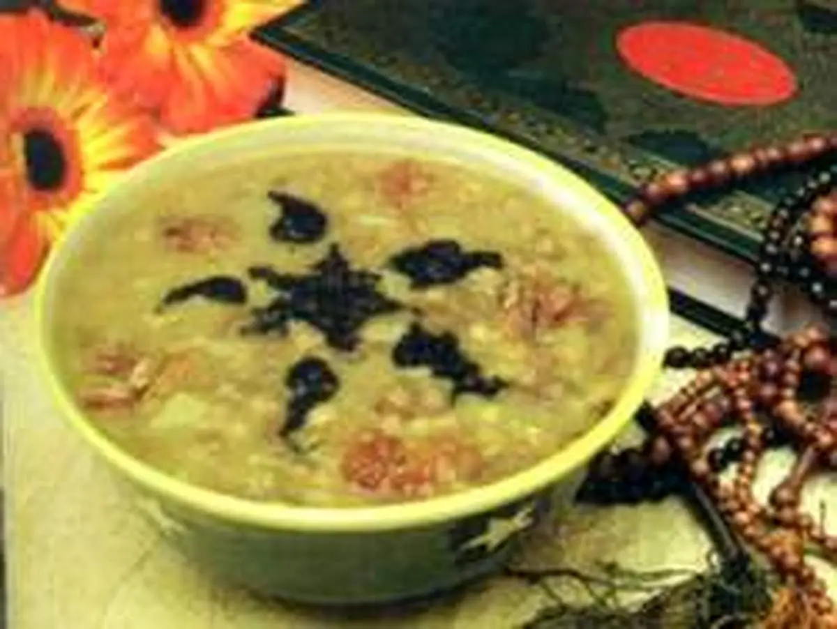 طرز پخت حلیم عدس خراسانی