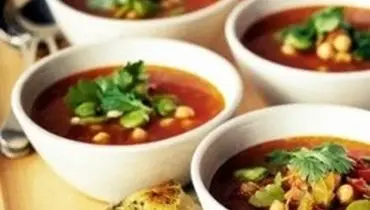 طرز تهیه سوپ نخود مراکشی