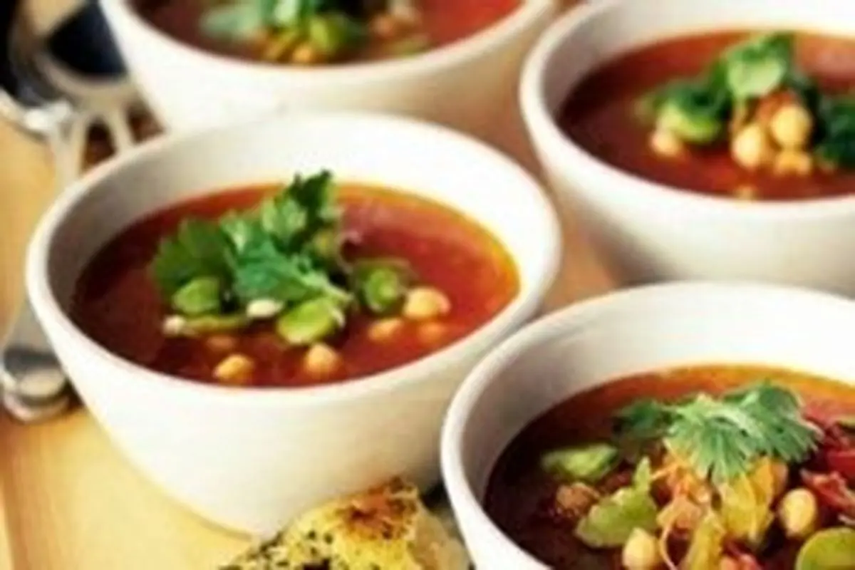 طرز تهیه سوپ نخود مراکشی