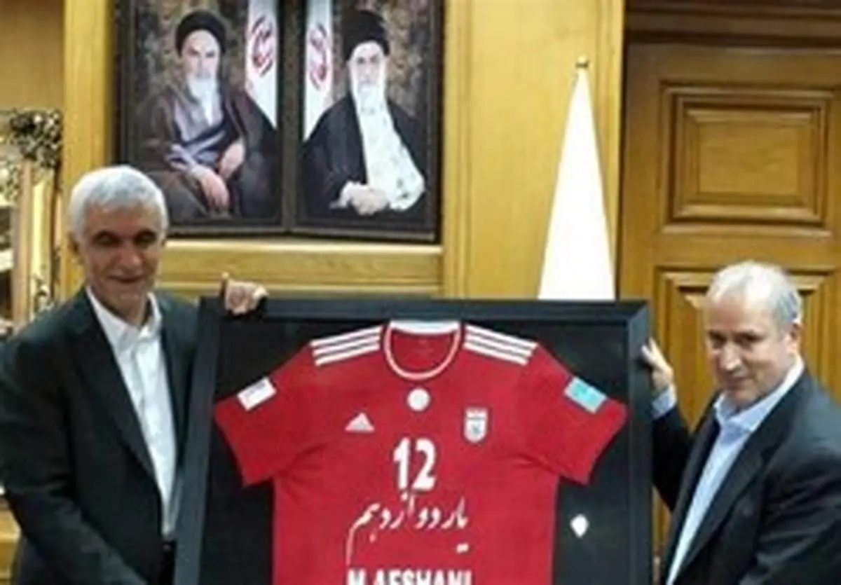شهردار تهران و رئیس فدراسیون فوتبال دیدار کردند