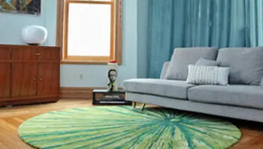 نکاتی برای ست کردن اتاق با رنگ فرش