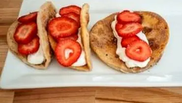طرز تهیه تاکو توت فرنگی