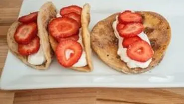 طرز تهیه تاکو توت فرنگی
