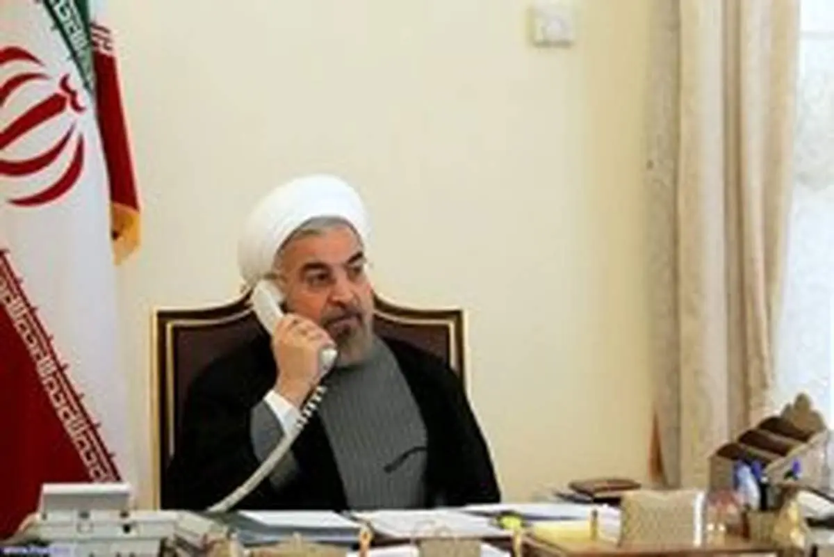 گفتگوی تلفنی روحانی و امیر قطر