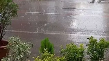 گلستان بارانی می‌شود