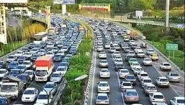 ترافیک سنگین در خروجی‌های مازندران به سمت تهران