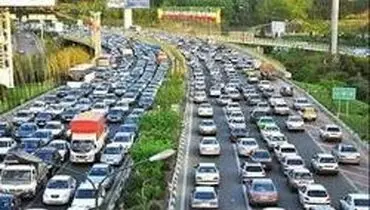 ترافیک سنگین در خروجی‌های مازندران به سمت تهران