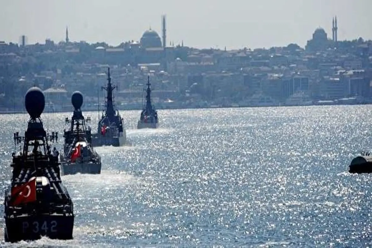 ارتش ترکیه در دریای مدیترانه به حال آماده باش کامل درآمد