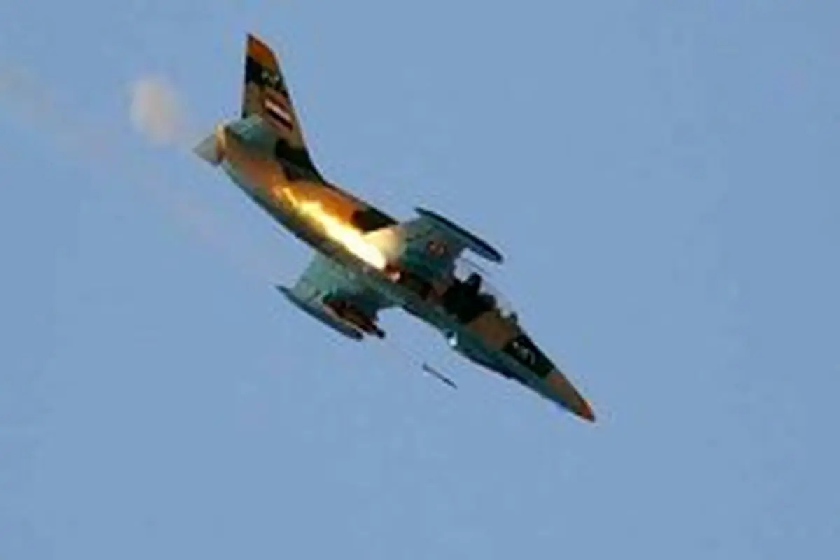 بمباران مواضع تروریستها در غرب ادلب