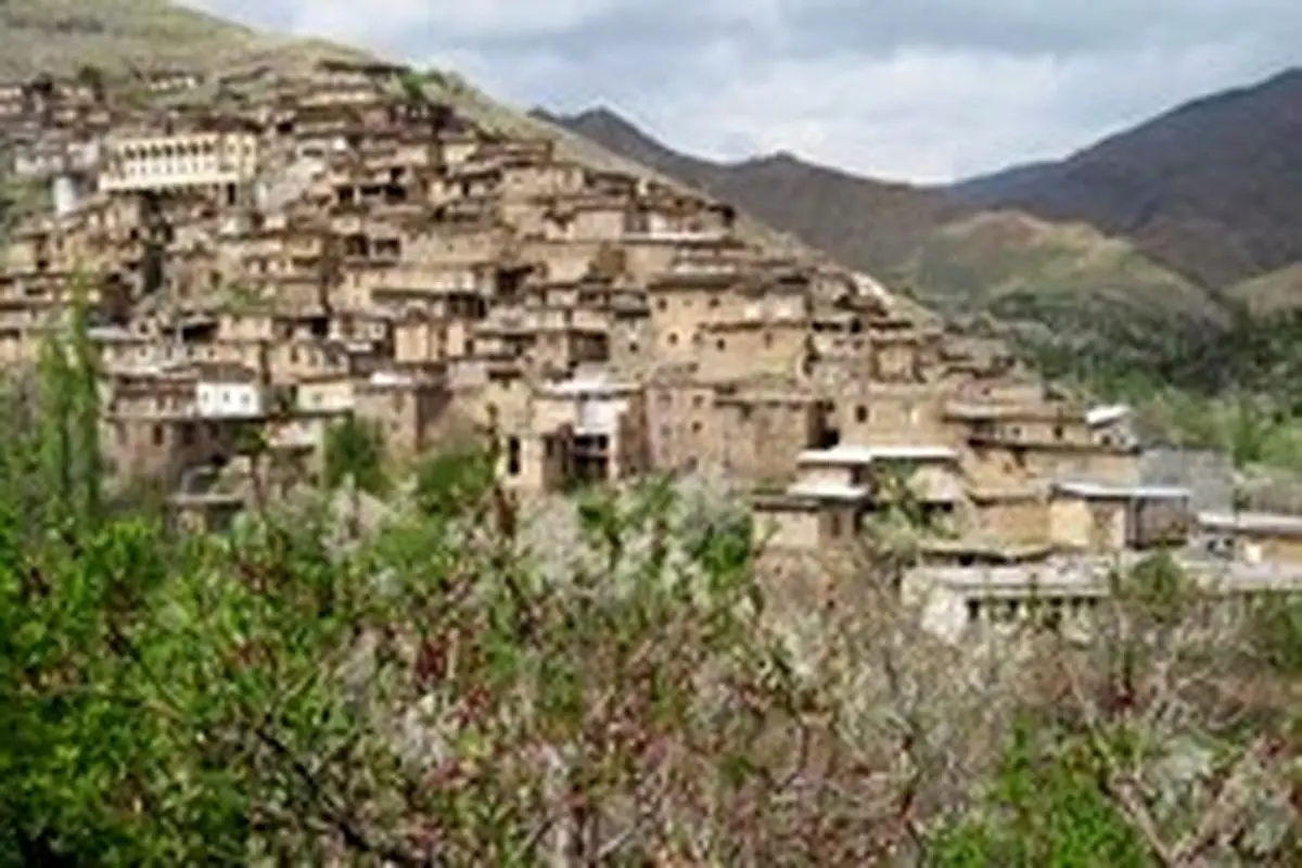روستای دیزباد در نیشابور، روستایی پلکانی