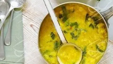 طرز تهیه سوپ آرام بخش، گل کلم و زردچوبه