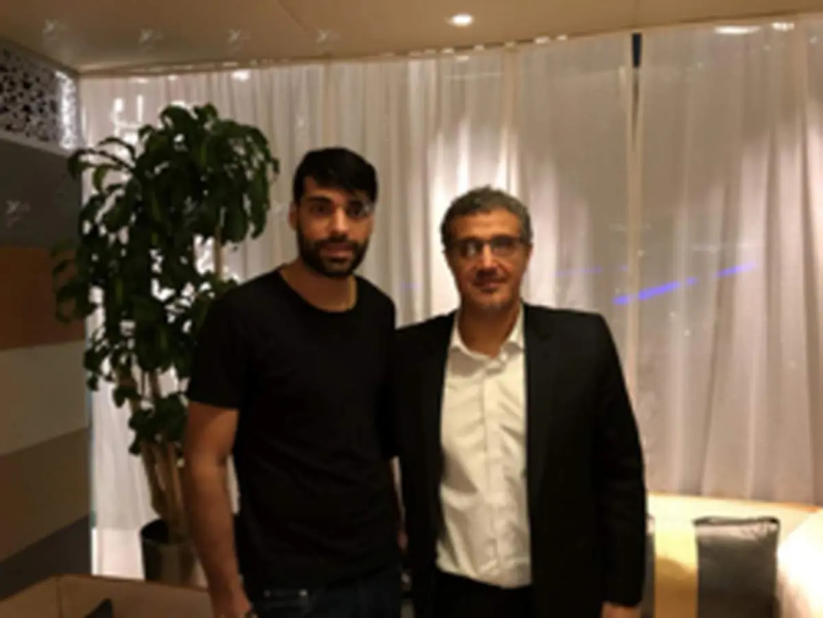 مهاجم الغرافه در اردوی پرسپولیس حاضر شد