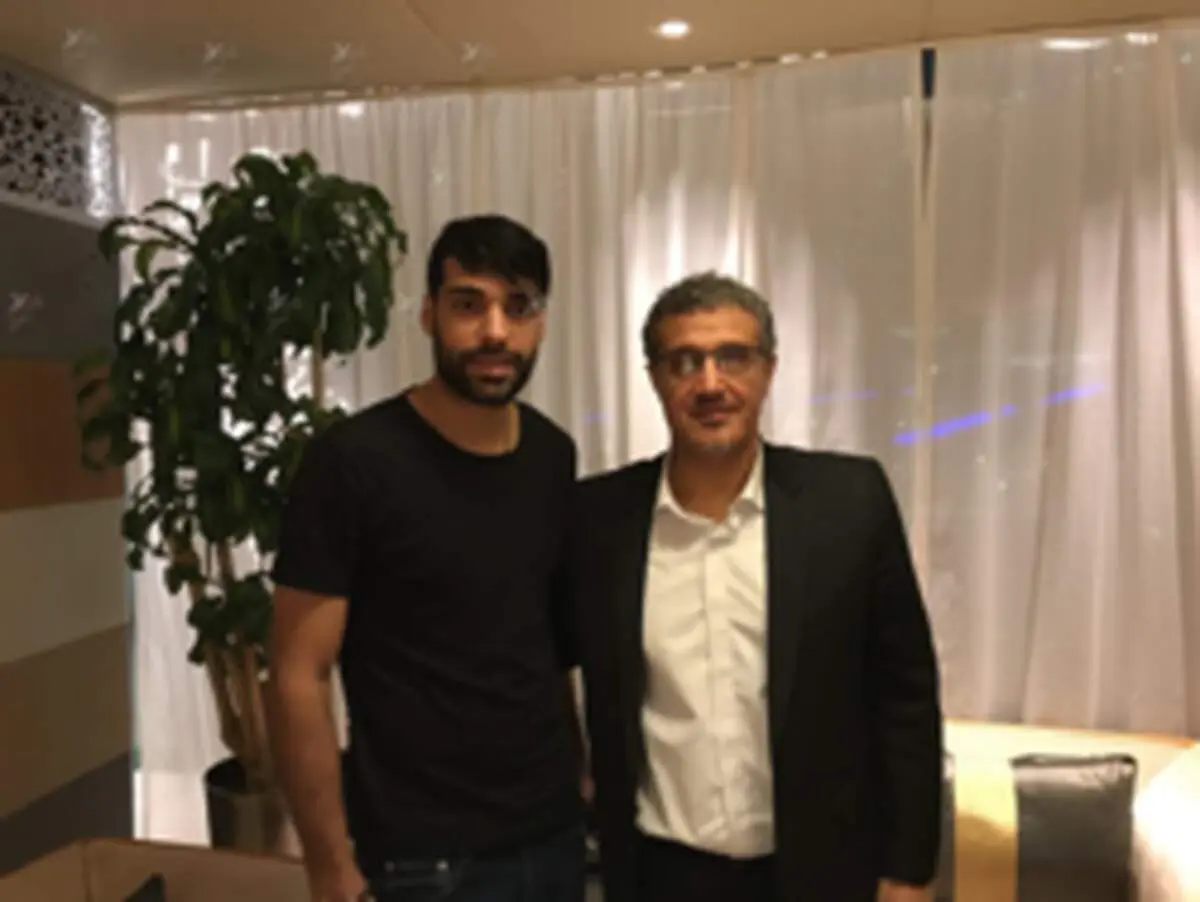 مهاجم الغرافه در اردوی پرسپولیس حاضر شد