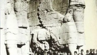 تخت جمشید در سال ۱۲۹۰  + عکس