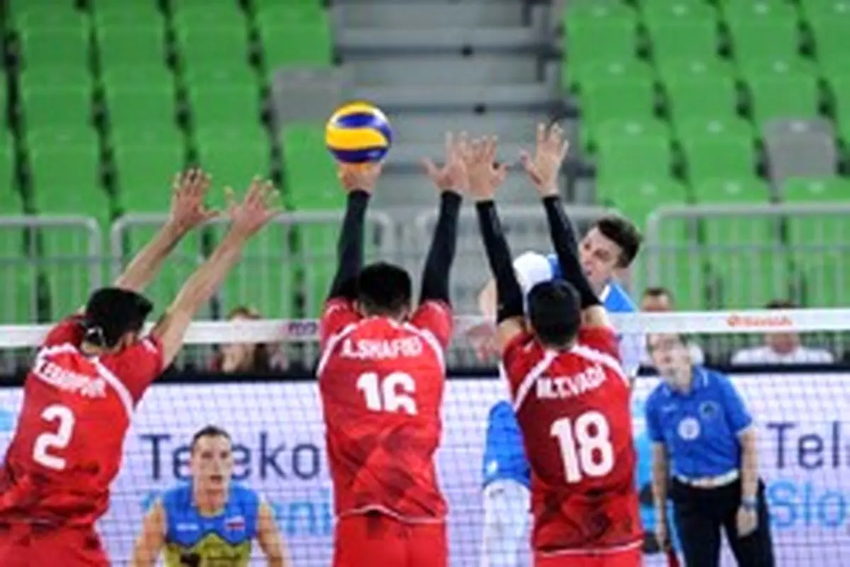 شکست تیم ملی والیبال ایران مقابل اسلوونی