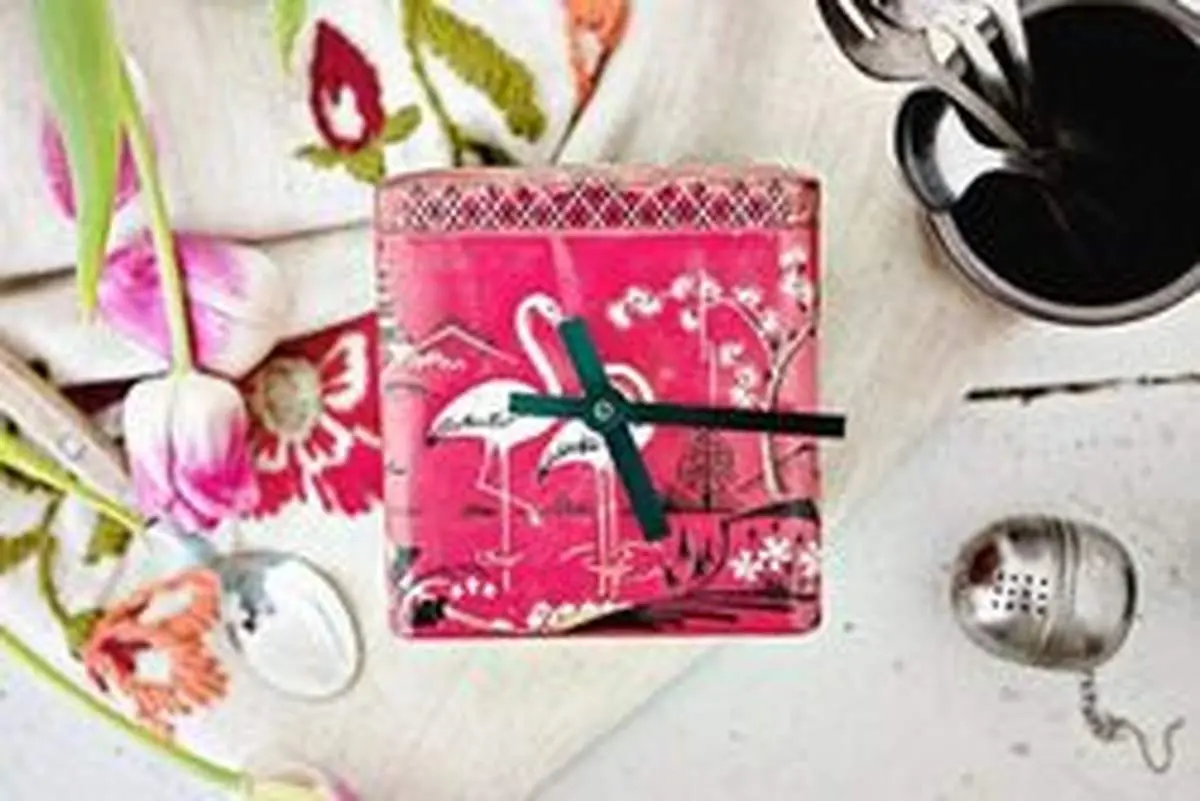 ساخت کاردستی ساعت با قوطی چای