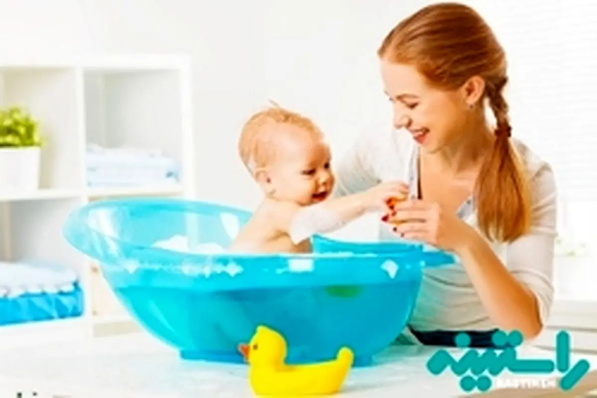 ۹ مرحله شستن و خشک کردن نوزاد