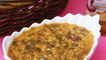 طرز تهیه آش آبغوره و برنج