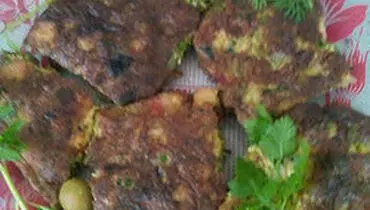طرز تهیه کوکوی بادمجان و فلفل