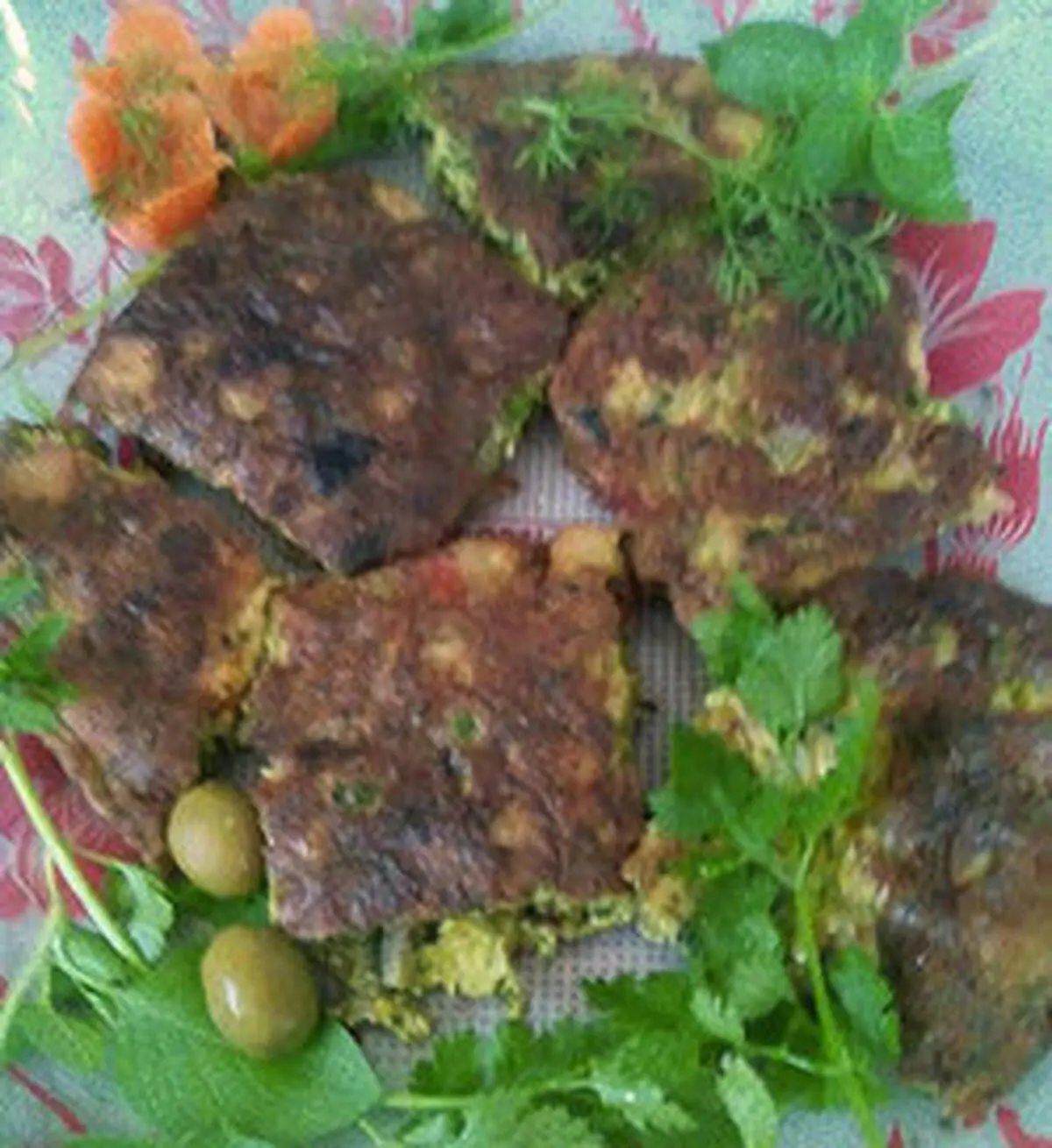 طرز تهیه کوکوی بادمجان و فلفل