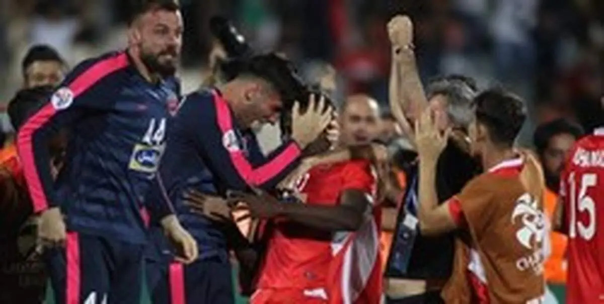 واکنش پرسپولیسی‌ها پس از غلبه بر الدحیل +عکس