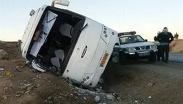 اعلام علت واژگونی اتوبوس زائران پاکستانی در همدان