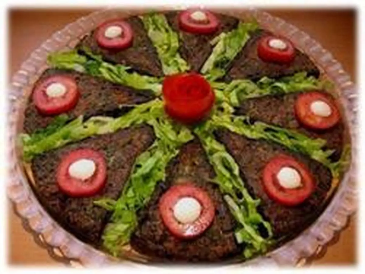 ایده‌های ساده و زیبا تزیین کوکو سبزی مجلسی