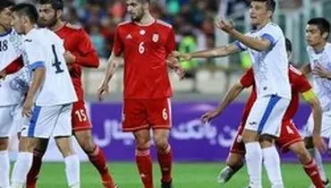دیدار ایران و ازبکستان در نیمه نخست با نتیجه تساوی به اتمام رسید