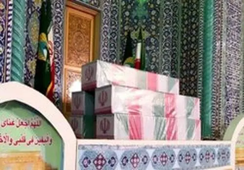 آغاز تشییع پیکرهای پاک ۱۰۰ شهید گمنام در تهران