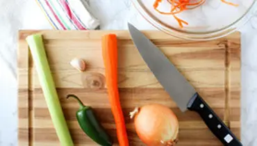 مهارت های استفاده از چاقو در آشپزخانه
