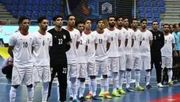 پیروزی تیم فوتسال ایران مقابل بلاروس