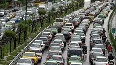وضعیت ترافیکی شامگاهی معابر تهران