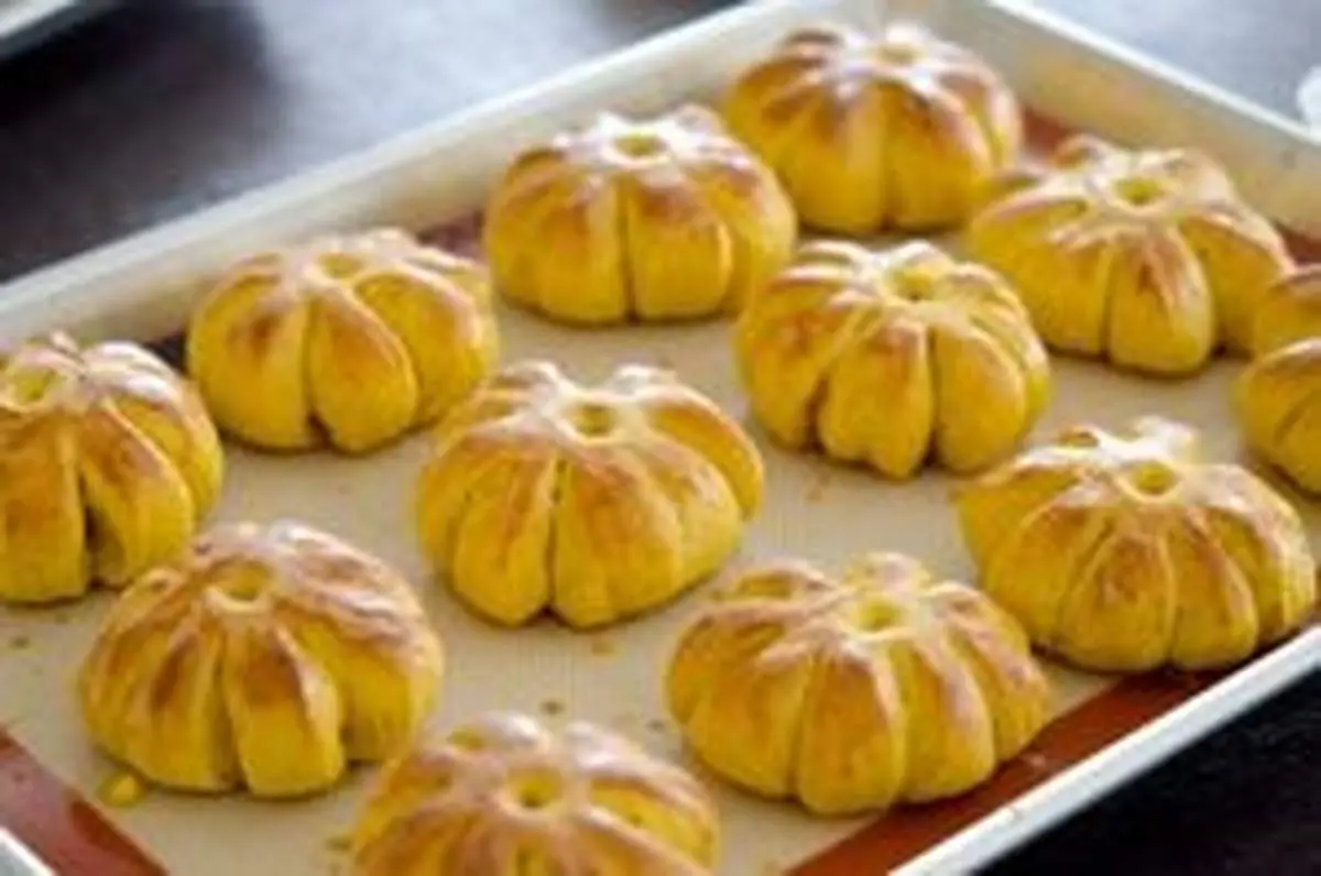 نان کدو حلوایی با تکه‌های شکلات