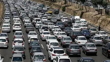 ترافیک نیمه سنگین در محور شهریار-تهران و قزوین-کرج