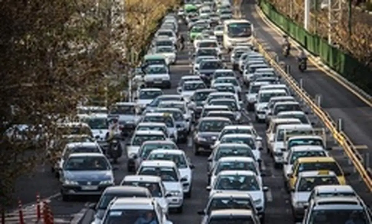 ترافیک صبحگاهی تهران در دومین روز مهر