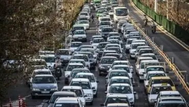 ترافیک صبحگاهی تهران در دومین روز مهر