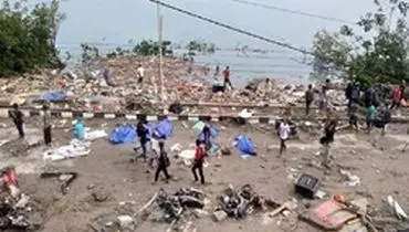 ۳۰ کشته در سونامی اندونزی